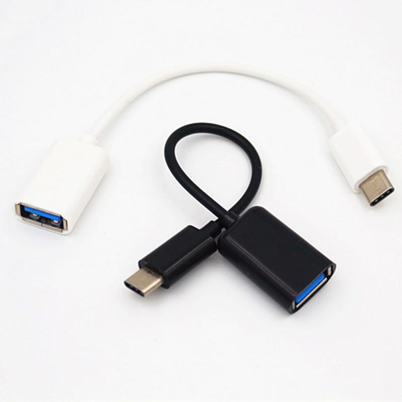 Tragbarer Typ-C-OTG-Adapter: Verbinden Sie Mobiltelefone, Tablets und Computer mit USB-Geräten.