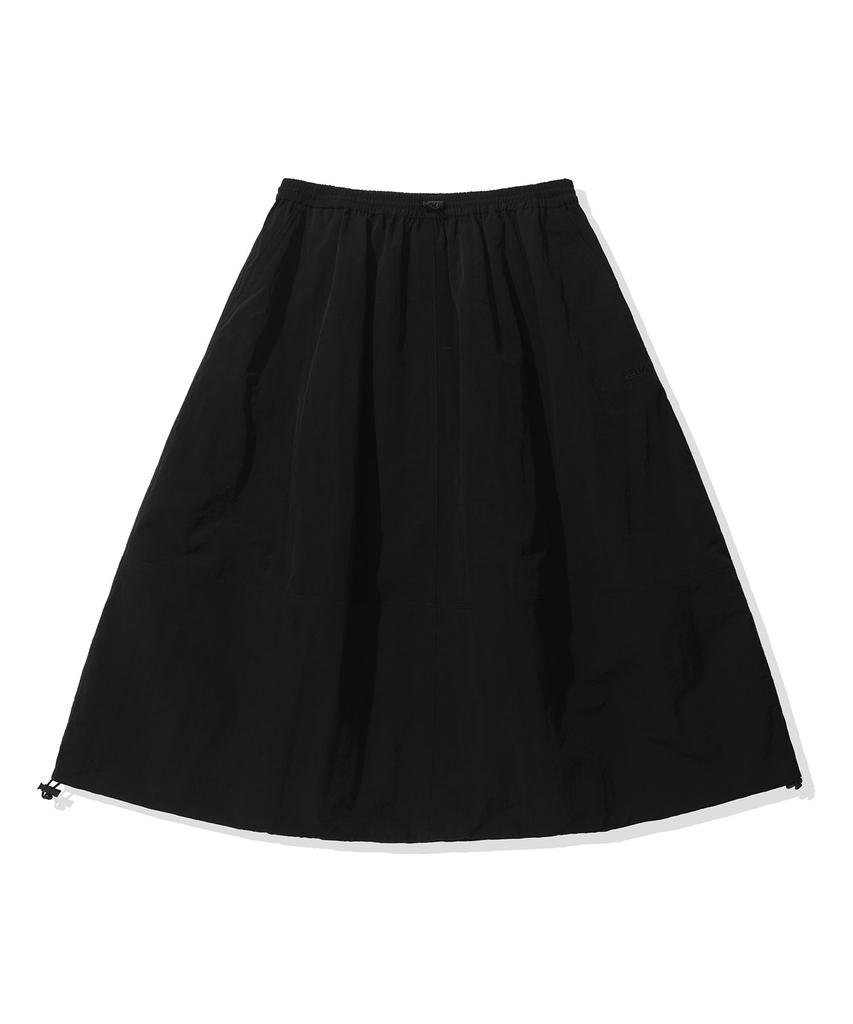 Code Graphy (Women'S) Nylon Long Skirt - Black