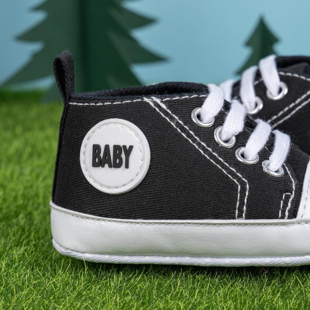 Klassische Baby-Canvas-Schuhe - Rutschfeste weiche Sohle für Laufanfänger, Frühling und Herbst.
