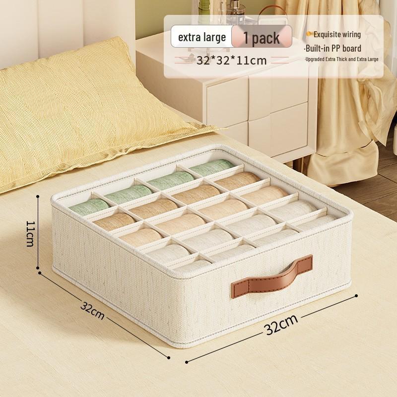 3-in-1 Organizer Box for Underwear, Panties, Socks, and Bras