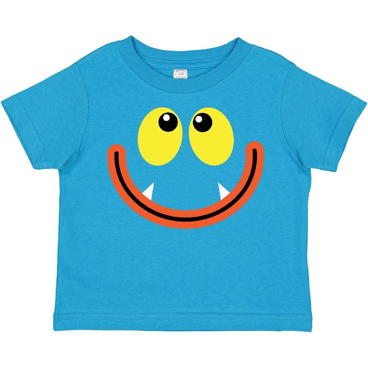 Inktastic Monster Face Toddler T-Shirt Kids Child Preschooler Kid Clothing 100