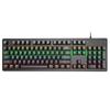 "Value E-sports K104 Mechanical Gaming Keyboard, Wired USB, Blue/Red Switches, Backlit for Office and Gaming Use"