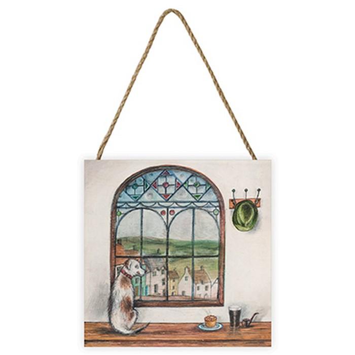 Joe Ramm Pie And Pint Wooden Plaque