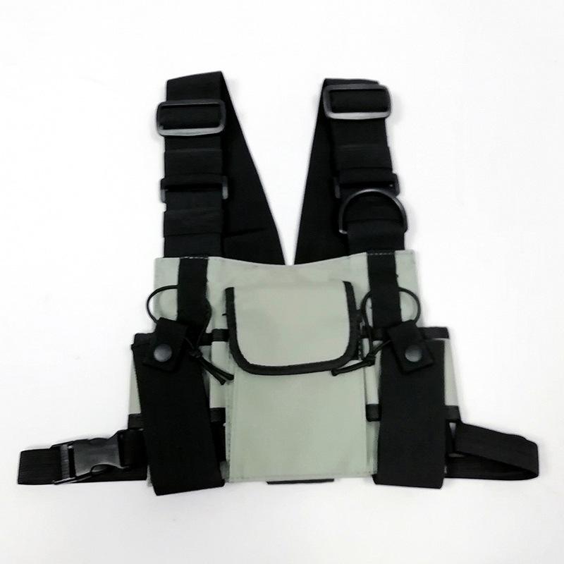 Unisex Chest Bag Vest: Tactical, Hip Hop, Cool Waist Backpack