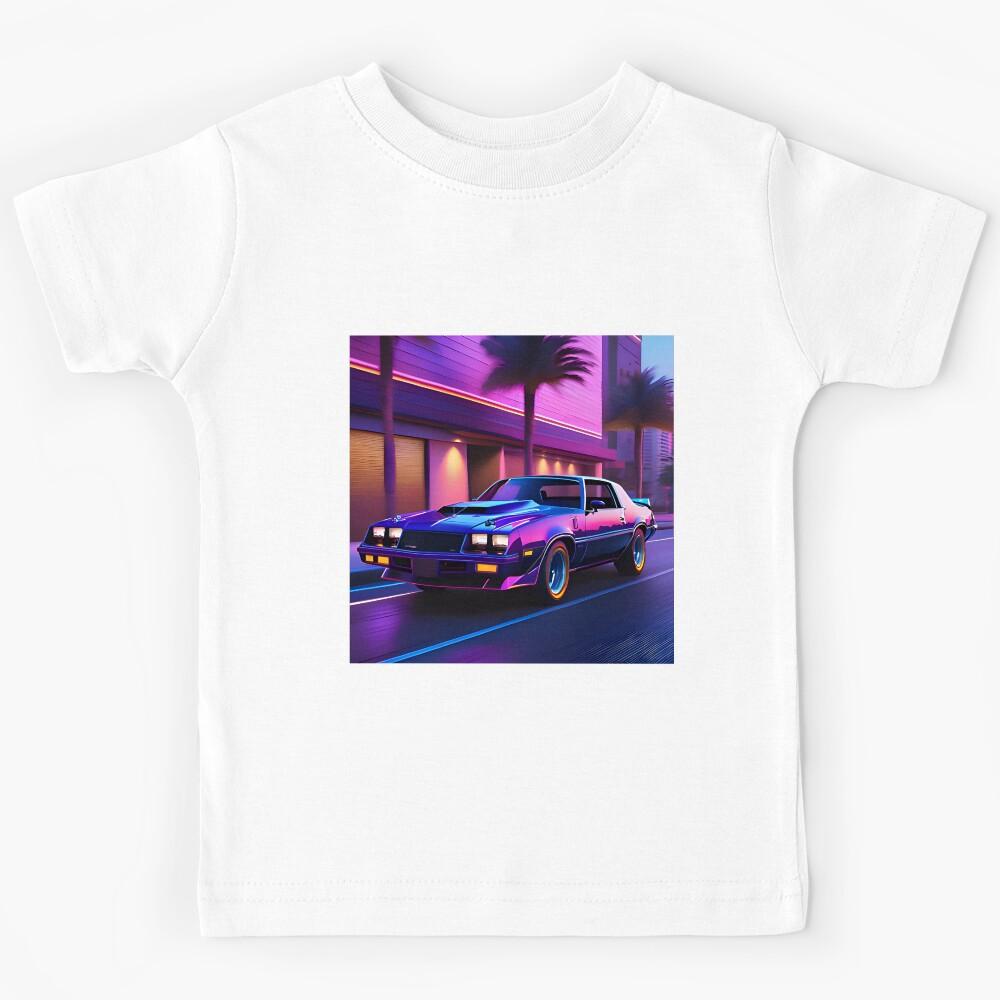 Vaporwave American Muscle Car Kids T-Shirt 170