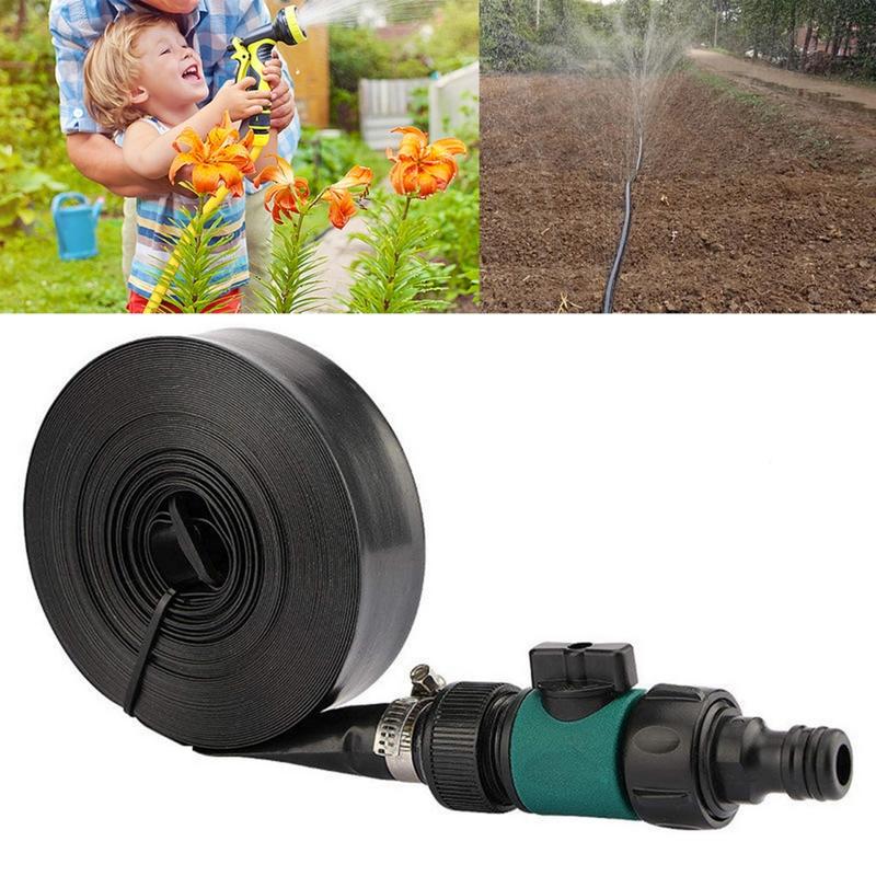 15M Trampoline Sprinkler Outdoor Camping Water Spray Cooling Garden Cooling Tool Field Irrigation Hose Tool Agricultural Mist Hose