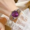 Women Dress Watch Steel Bracelet Ladies Analog Quartz Minimalist Waterproof Wrist Watch Birthday Gift