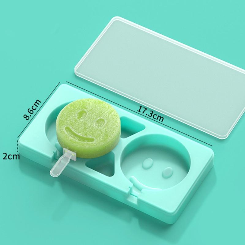 2 Cavities/3 Cavities Ice Cream Molds Silicone Ice for Pop Mold Ice Cream Maker Ice Cream Tray for Kitchen Party Hand Ma