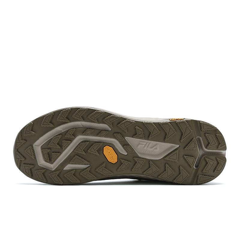 FILA Boa Wolf 2+ Fashion Comfortable Versatile Low-Top Running Shoes Men sneaker Moss-Gray A12M441223FMG