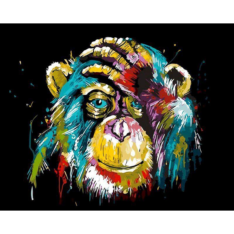 5D DIY Diamond Painting Animals Cross Stitch Full Round Drill Painting Embroidery Craft Art Home Decoration