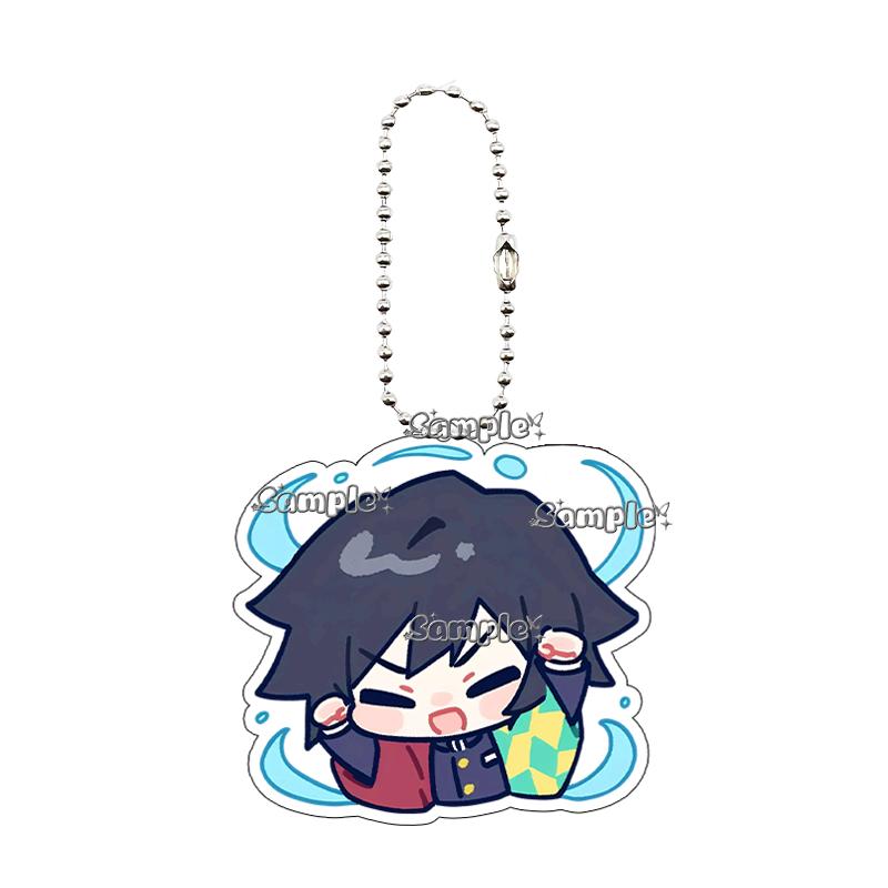 Cartoon Tsuyuri Kanawo Shinobu Excitement Fashion Anime Characters Acrylic Keychain Decor Charm Ornaments Car Key Ring Gifts Toy
