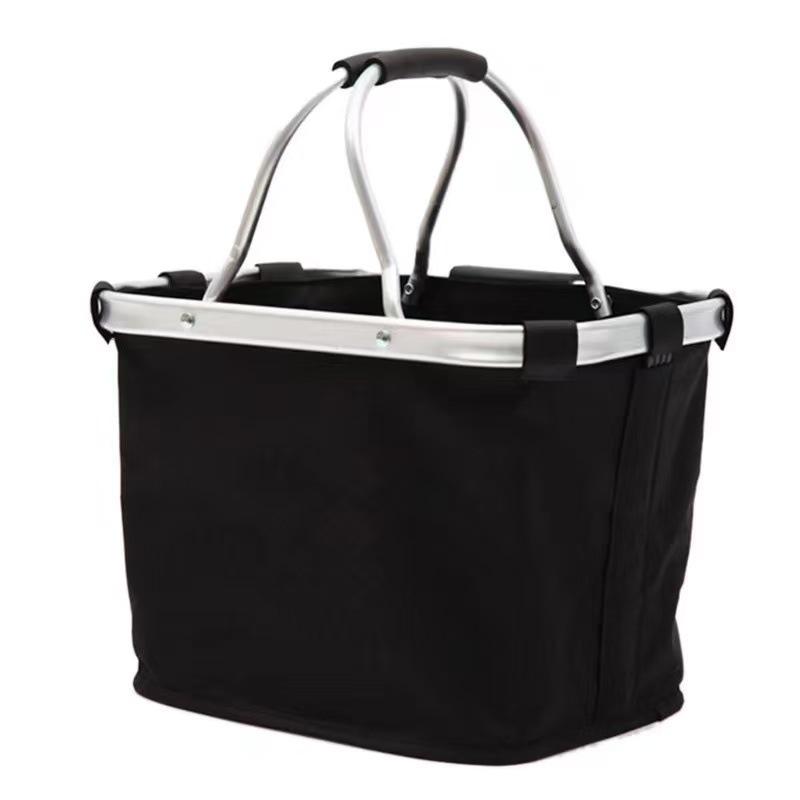 Aluminum Alloy Folding Bike Basket - Front Bag for Mountain Bikes