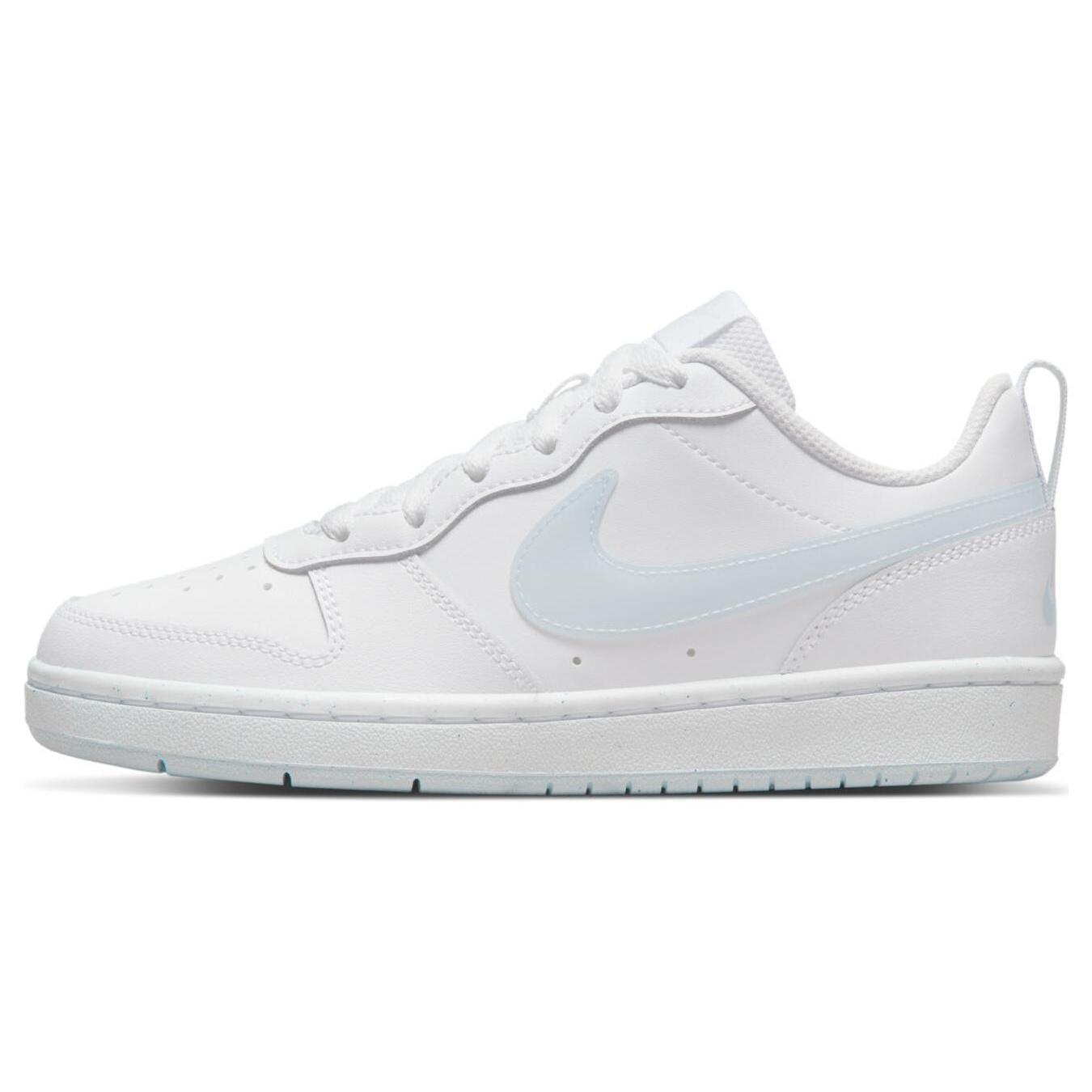 (GS) Nike Court Borough Low 2 White Aura Kids BQ5448-118 EU 38.5