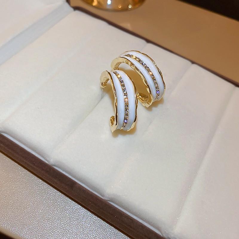 Love Geometric Earrings, Simple Flower Earrings, Fashionable Temperament Earrings, High-end Sense Earrings, Gifts