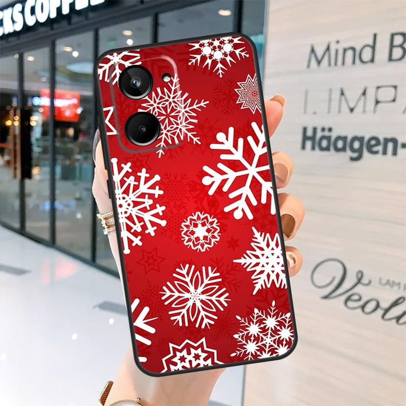 

Чехол Рождественские снежинки для Realme 15 Pro 12 11 13 14 Pro Plus GT6 GT7 C55 C51 C53 C25 C63 C61 C65 C67 C71 C75 Realme C63 4G