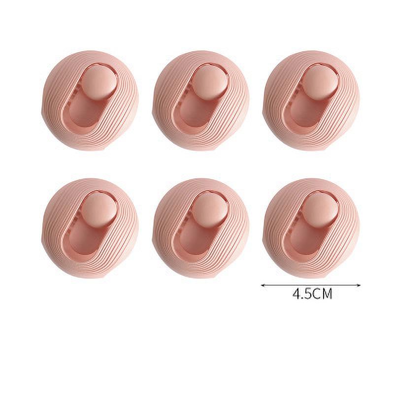 6 Stück rutschfeste Greifer, runde Form, Quilt-Clips, Decken-Befestiger, Bettbezug, Bettlaken, Quilt, Kunststoff-Fixierer, Kleidungsclips