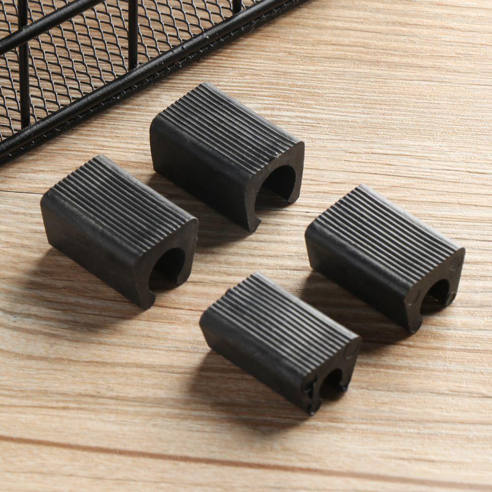 Chair Leg Pad 10pcs Durable Anti-front Tilt Floor Protector U Shaped Damper Stool Chair Leg Pad Pipe Clamp Tube Caps