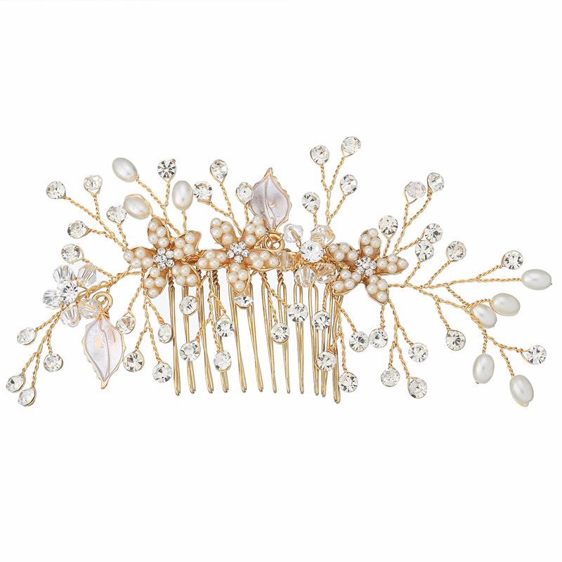 Braut-Perlen-Haarkamm: Elegantes Hochzeits- & Abendaccessoire