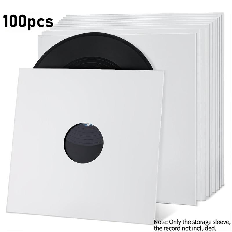 50/100pcs 7 Inch Vinyl Record Sleeves Paper Record Covers for Album Jacket Covers Collection Storage Dust and Scratch Protection