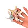 Ocean Starfishes Shell Hairpin For Women Lightweight Anti Slip Hair Claw Bridal Shower Vacation Hair Ornament