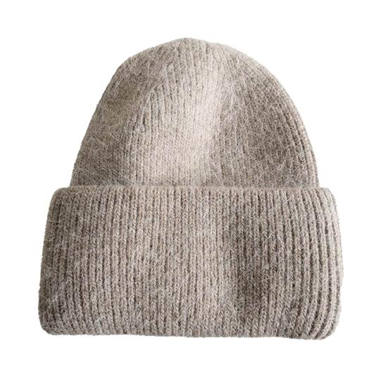 Wool Knit Hat Solid Color Seamless Winter Skull Cap Outdoor Sports Fishing Skiing Hiking Snowboarding Hat