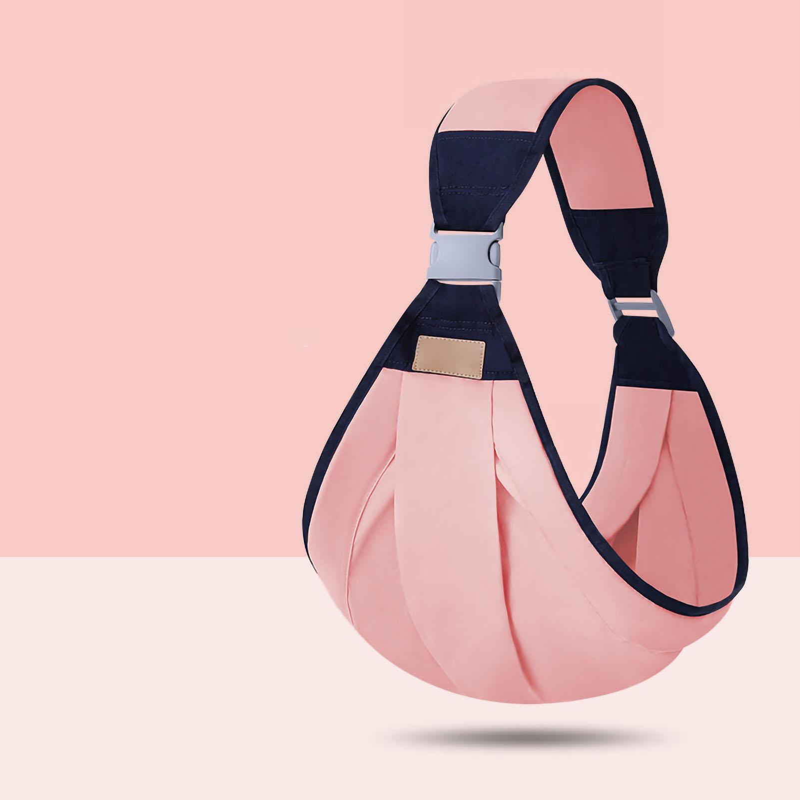 

Хип-Сит переноска простая портативная многофункциональная переноска для новорожденных на бедрах серая розовый