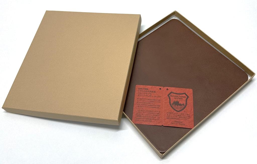 Made in Japan Tochigi Leather Mouse Genuine Comes in a Presentation Perfect as a Gift Pad, Leather, Box, (Navy)