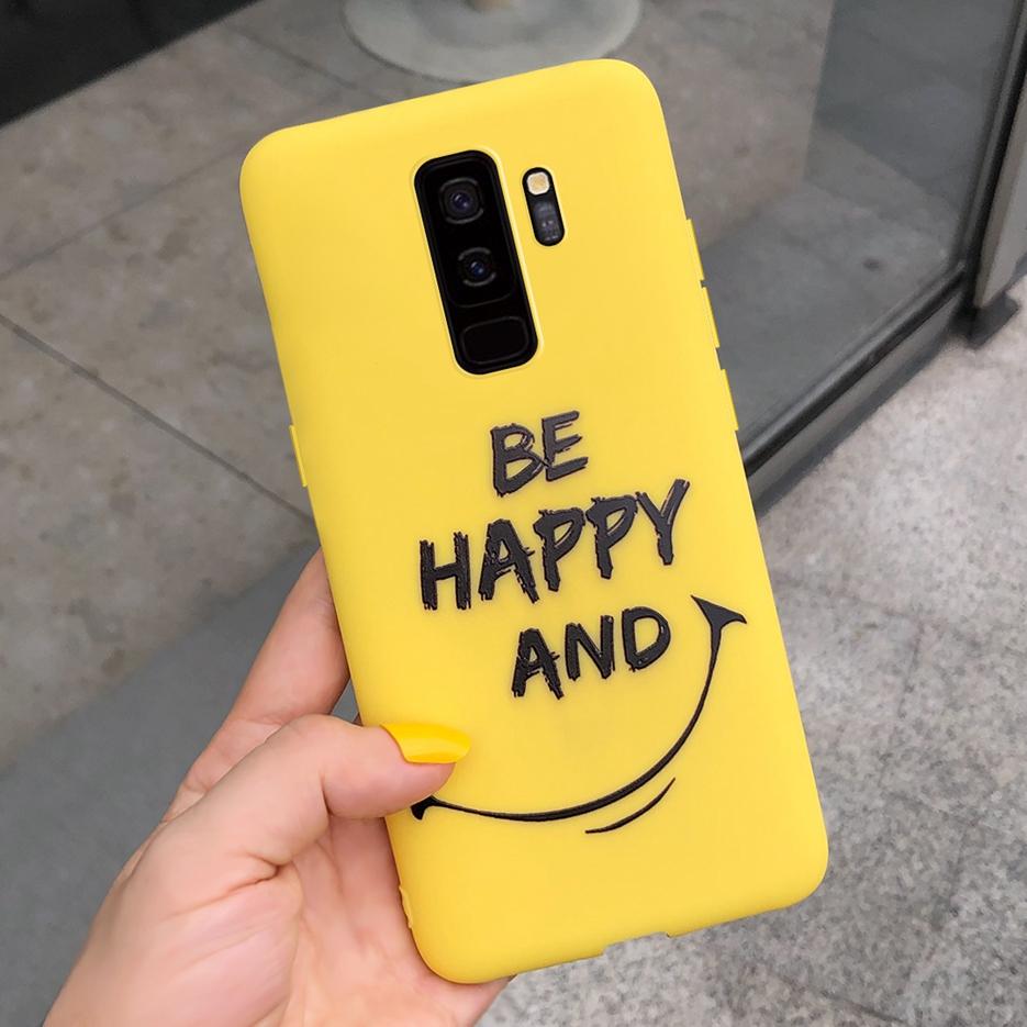 For Samsung Galaxy S9 Plus Case S9+ G965F Cute Candy Painted Fundas Matte Cover For Samsung S9 S9+ S 9 Plus Phone Case Soft Bags