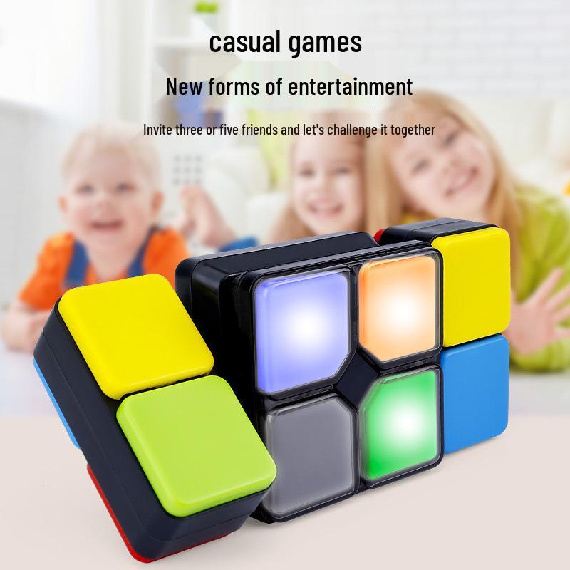 Multifunctional Children's Brain Training Music Cube: Educational Toy with Lights