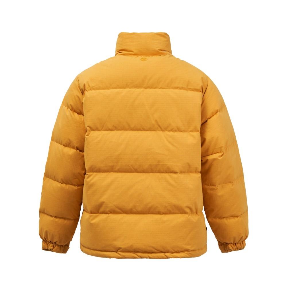 Timberland Af Puffer Seria Reciclată Guler Înalt Jachetă de Puf Caldă Confortabilă Bărbați Îmbrăcăminte Exterioară Galben Strălucitor A26VY-723
