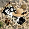 Betty Boop Print Beach Towel Design, Soft, Lightweight. for Home Bathroom, Spa, Pool, Yoga, Surfing, Camping, Gift for Family, Friend
