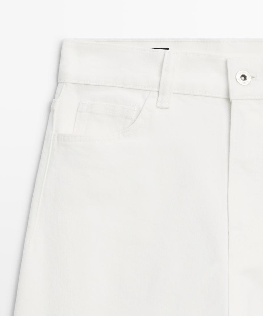 Masimodutti Mid-Rise Capri Pants