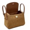Popular matte cowhide LD bag women's high-end leather handbag commuter shoulder messenger bag