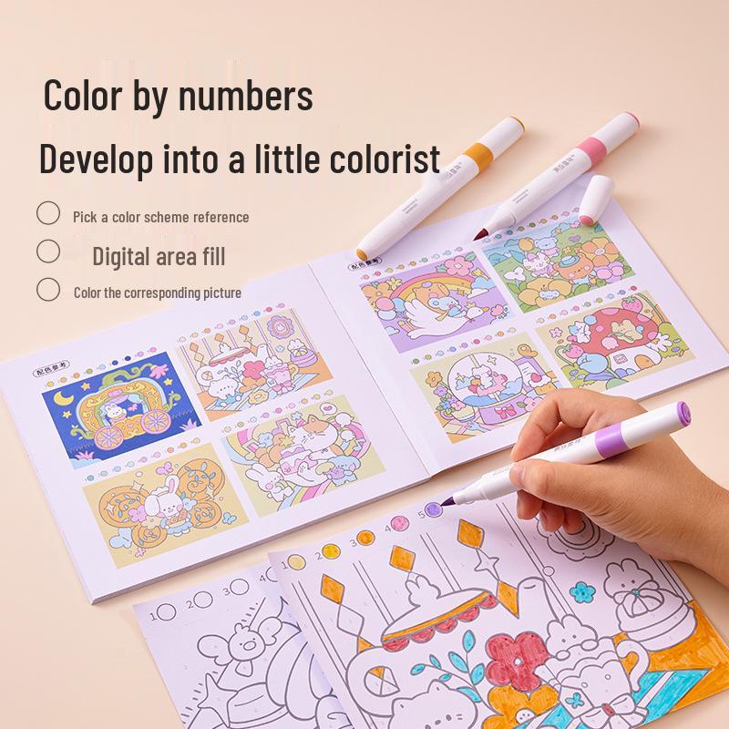 Meile Magic Coloring Book for Kids: Painting & Tracing Fun