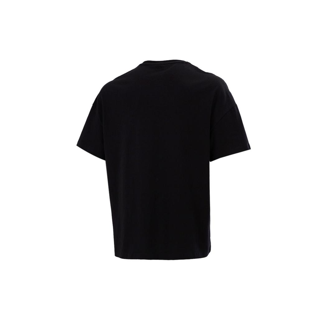 PUMA T Shirts Men's Black Crew Neck Moderate Straight Fit 533100-01