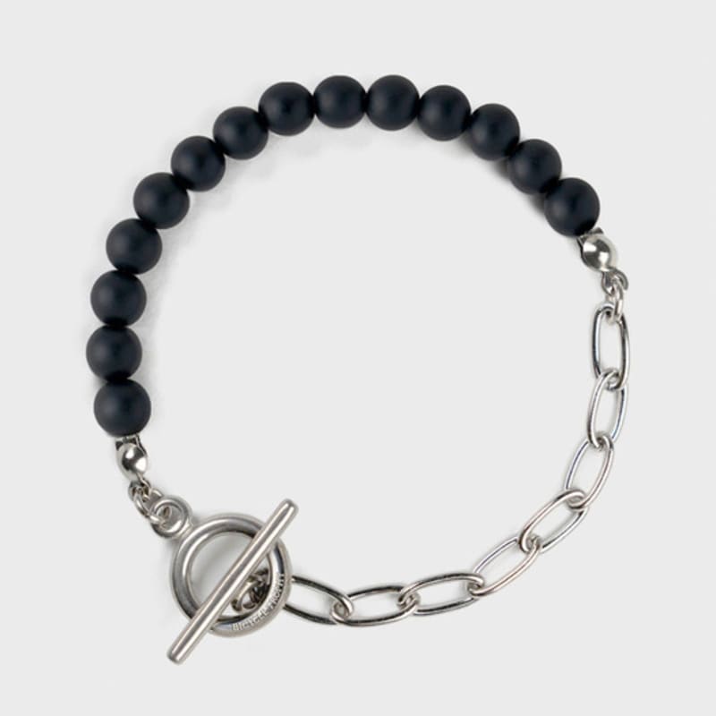 BICYCLE TROPHY BT Gemstone Bracelet 07 (2TYPE / 6mm Matte Onyx)