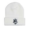 1pcs Hip Hop Embroidered Beanie Hats For Men Women Winter Warm Stretchable High Quality Knit Hat Couple Gift Accessories Black W