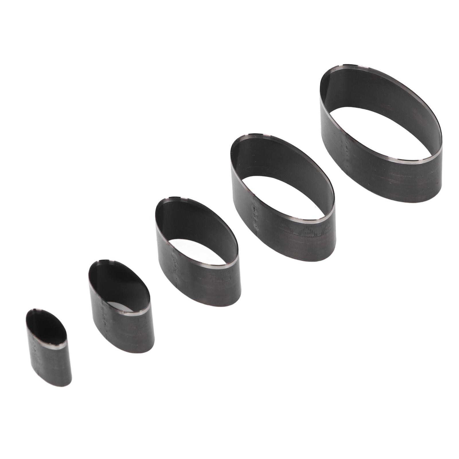 

Набор 5 шт. Кожаный режущий штамп Овальная форма 2060 мм Длинный вал Полый пробивной инструмент для рукоделия