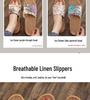 Lightweight Non-slip Indoor Burlap Sandals for Couples