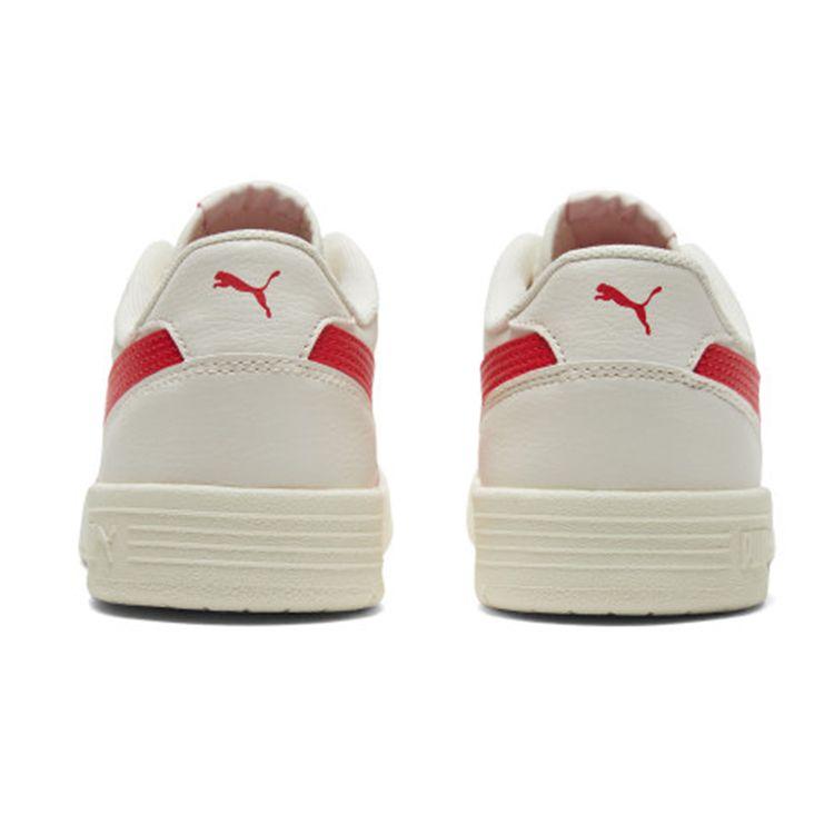 PUMA Caracal Low Top Casual Sneakers White High Risk Red Unisex 369863-05