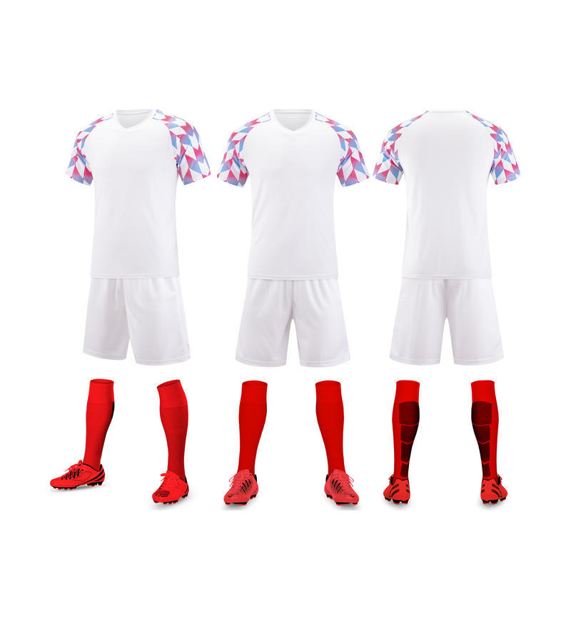 Summer Short Sleeve Adult Kids Team Competition Team Uniform Sports Set Men'S And Women'S Soccer Uniform Jersey 612