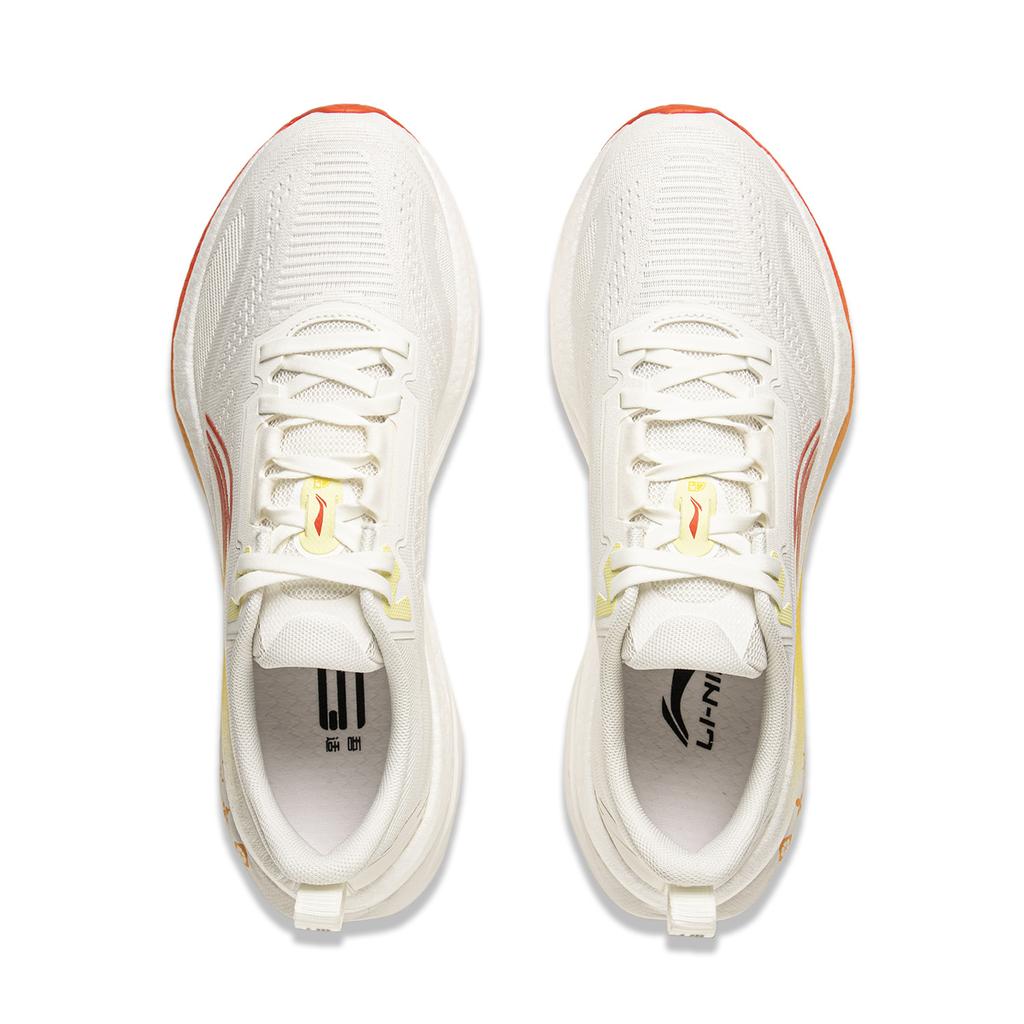 New LINING Wugui 5S 5.0 Running Shoes Men's Low top Mist White ARSV021-9