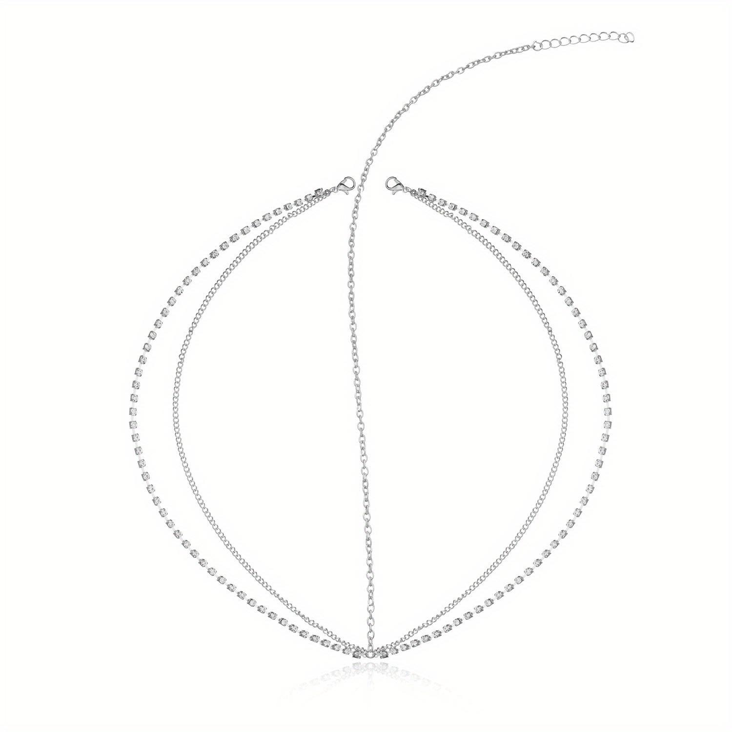 

1pc of Middle East Spring/summer Bohemian Multi-layer Tassel Chain Rhinestone Hair Tie Accessory, Suitable for Girls Photo Shoots, Gifts, and Parties