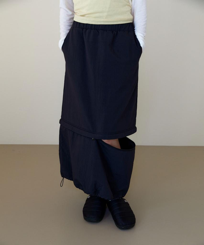 38 Come On Common Padded Detachable Skirt (Charcoal)