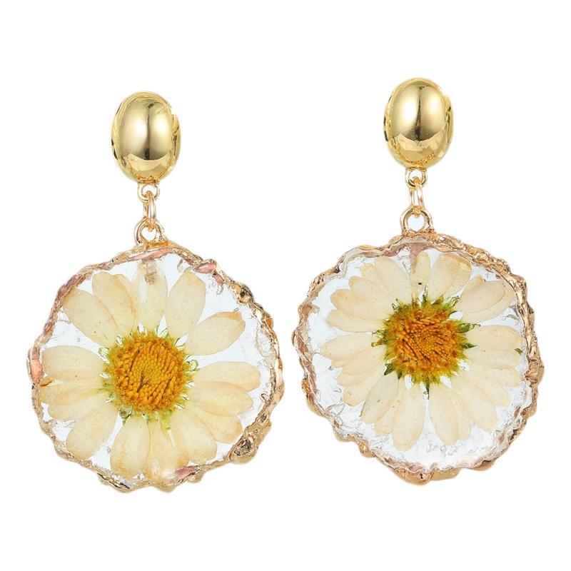Daisy Pendant Necklace Pendant Earrings Studs Earrings Daisy Jewelry Set Party Jewelry Accessories Gift for Women Girls