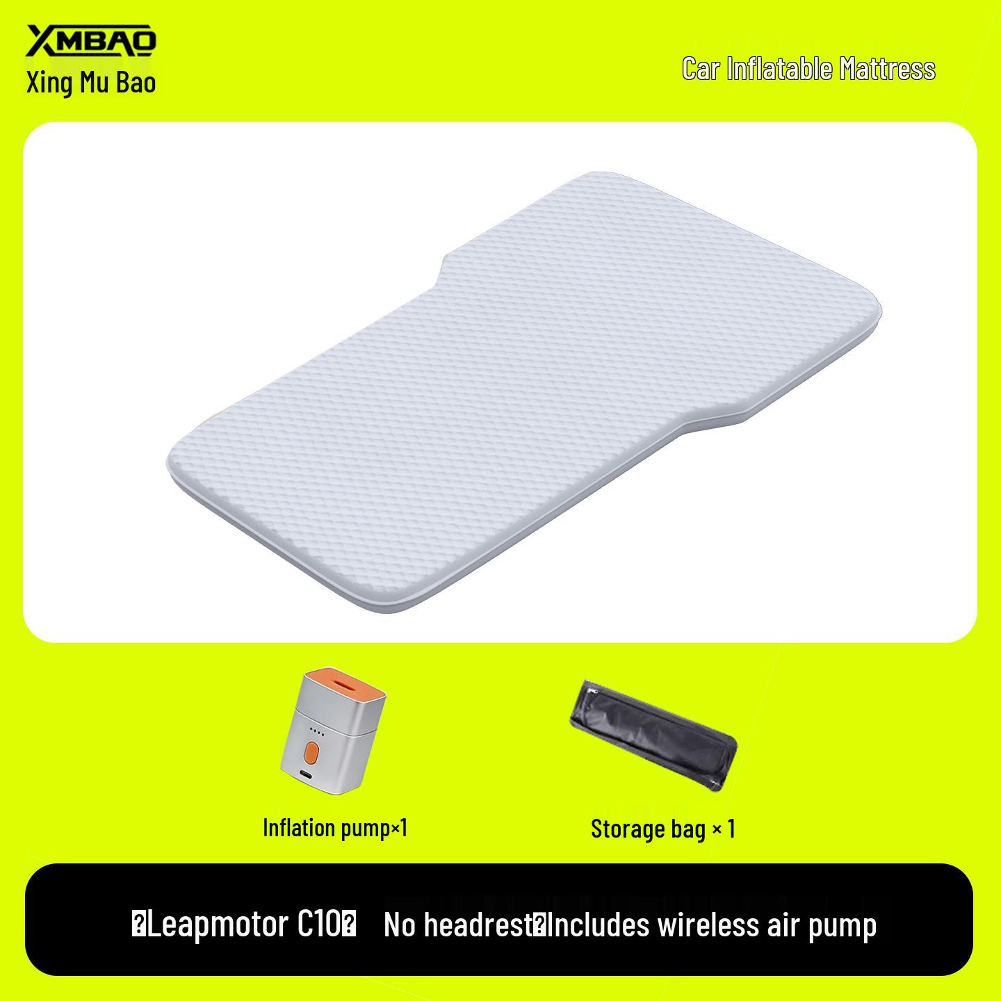Fits 26 Leapmotor C10 Models: Rear Seat Sleeping Pad Car Trunk Mattress - Inflatable Bed for In-Car Sleep.