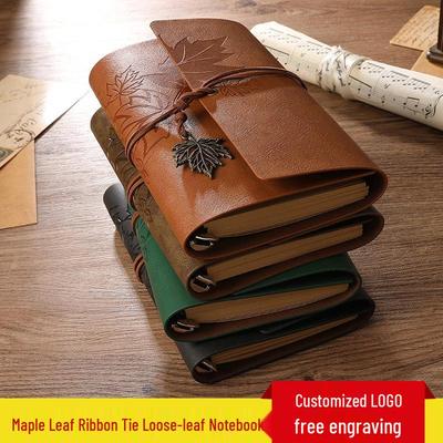 Diario di Viaggio Portatile in Carta Kraft: Quaderno per Diario Fai-da-Te a Fogli Mobili