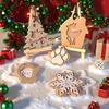 Christmas Silicone Resin Molds for Making Deer Santa Snowman Ornaments DIY Crafts Epoxy Casting Glue Mold Cake Decorating Supplies