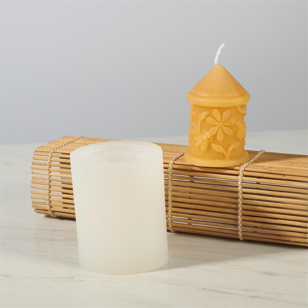 3D Honeycomb Silicone Candle Mold DIY Honeycomb Gift Box Candle Gypsum Mold Honeycomb Production Set Home Decoration Gift