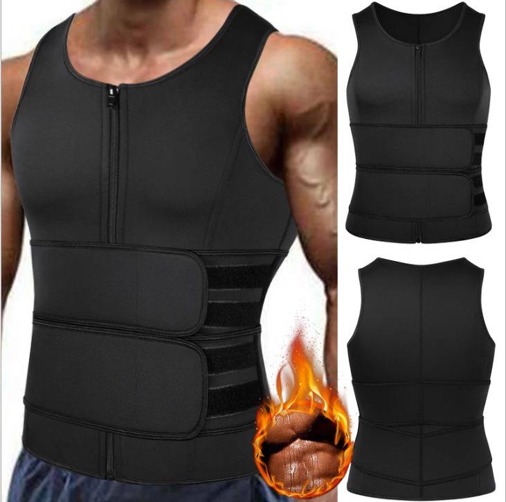 Men's Neoprene Waist Belt Vest: Sweat-Proof, Winter Warm, Body-Shaping, Sweat-Wicking Fitness Gear
